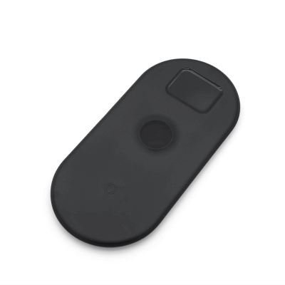 Беспроводная зарядка Baseus Smart 3 в 1 Phone+Watch+AirPods (чёрная) - 4