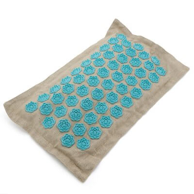 Массажная акупунктурная подушка (квадратная) EcoRelax, голубой-1