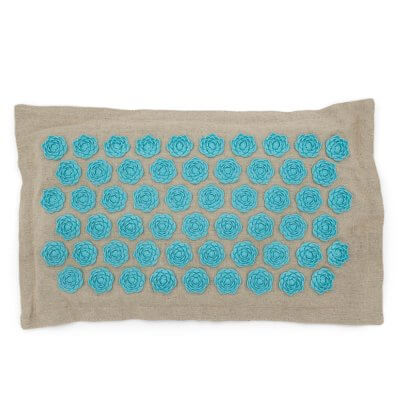 Массажная акупунктурная подушка (квадратная) EcoRelax, голубой-4