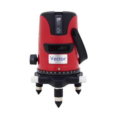 Лазерный уровень / нивелир Vector 505R (5 линий, красный луч)-4