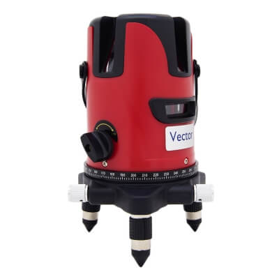 Лазерный уровень / нивелир Vector 505R (5 линий, красный луч)-2
