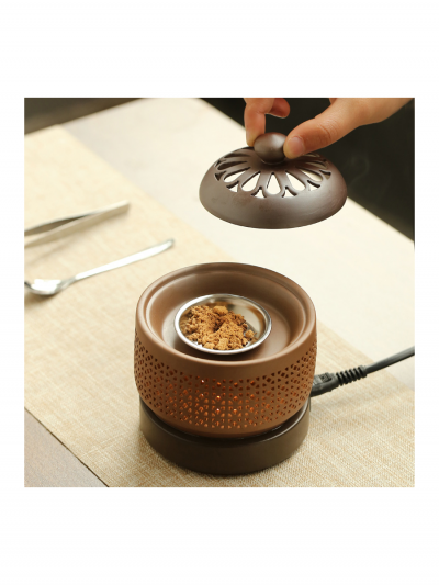 Ароматерапевтическая горелка,Aroma-airo электронная ароматерапия, бахурница, из керамики-3
