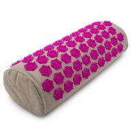 Массажная акупунктурная подушка (валик) EcoRelax, розовый