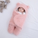 Плюшевая пеленка для новорожденных Pink Teddy